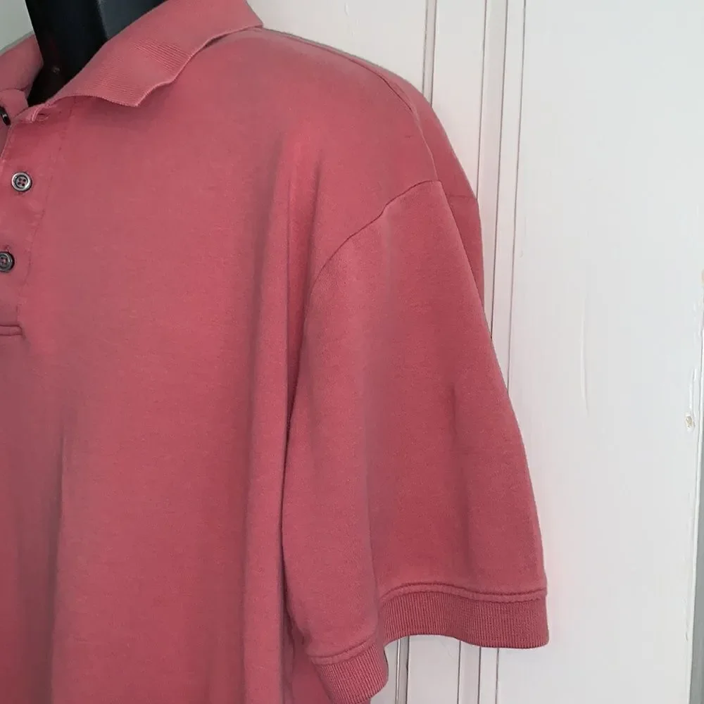 G.H. Bass & Co.‎ pink cotton polo shirt